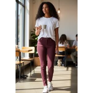 Liverpool Los Angeles Women's Ankle Skinny Jeans 8/29 Raisin Stretch